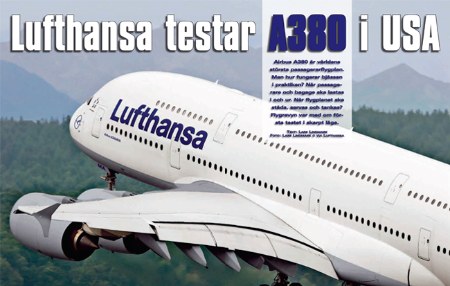 A380 i Flygrevyn - Lars Lindmark